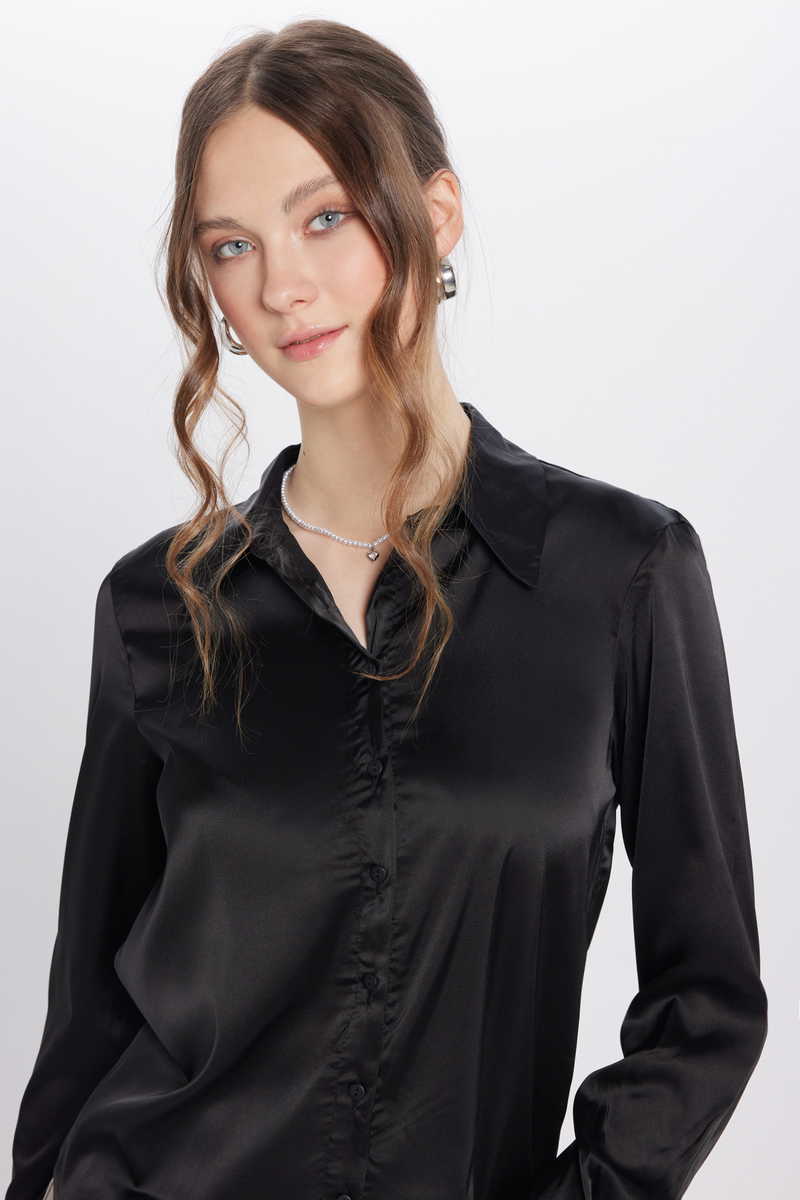 Plain Black Shirt