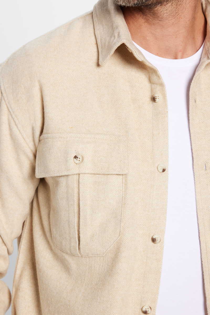 Plain Ecru Shirt Plain Ecru Shirt