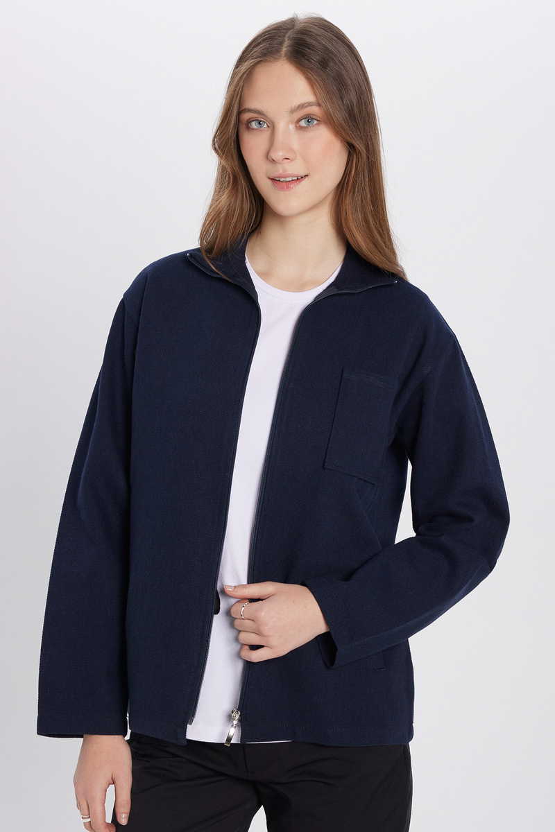 Plain Navy Blue Shirt