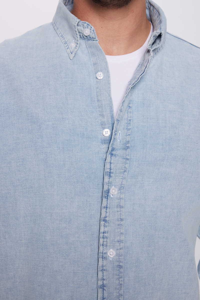 Plain Blue Shirt