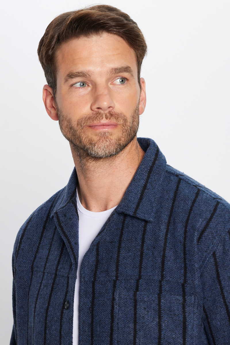 Striped Indigo Shirt