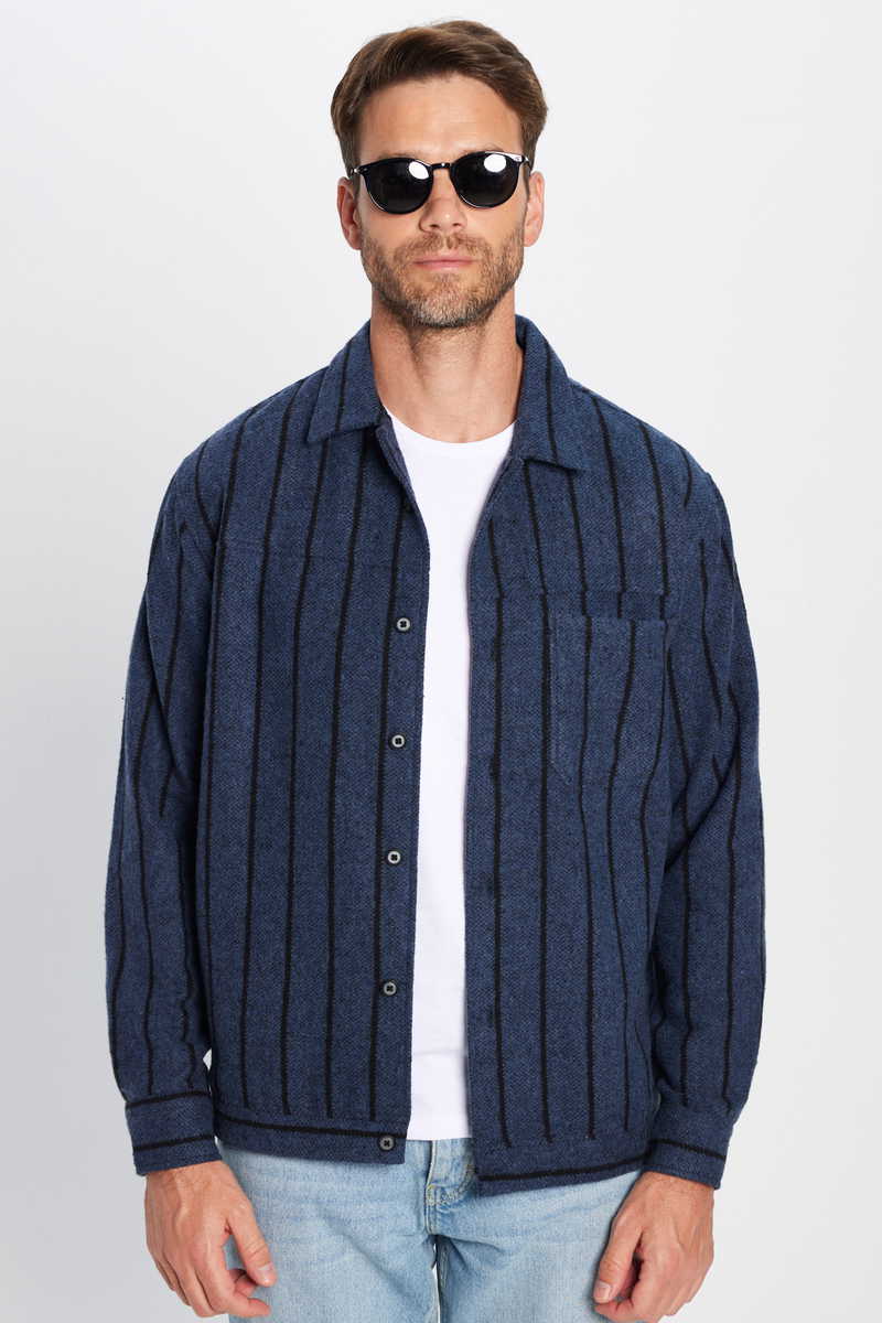 Striped Indigo Shirt