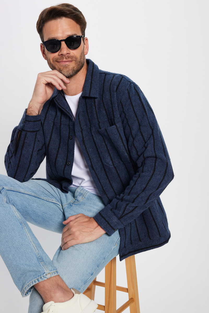 Striped Indigo Shirt