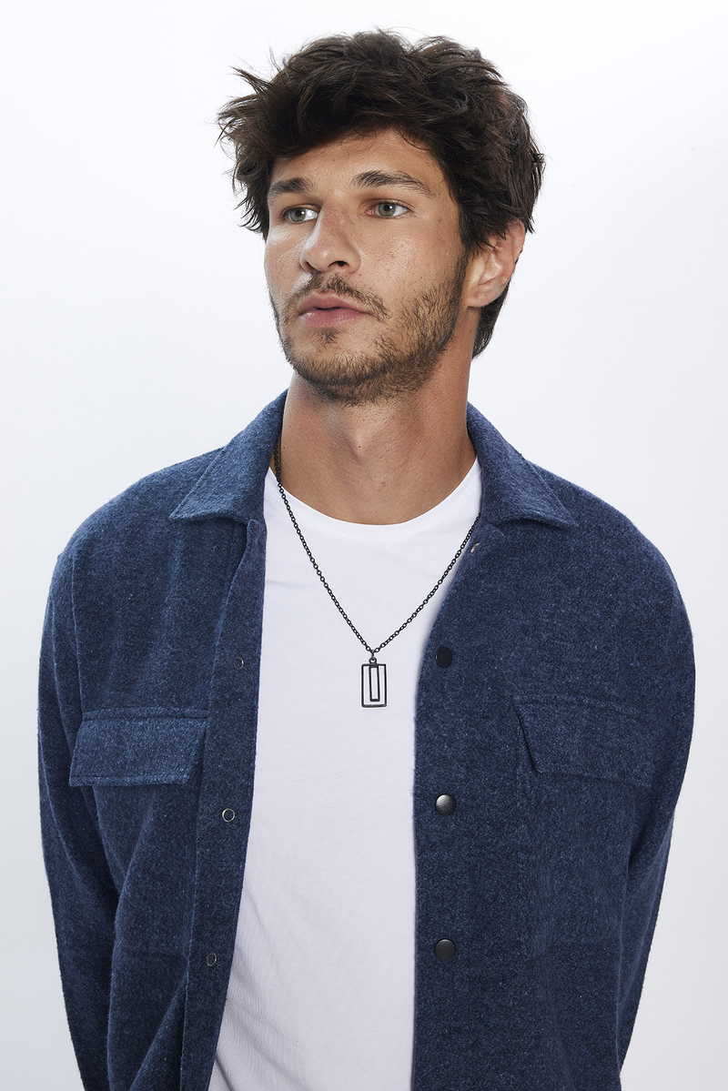 Plain Indigo Shirt