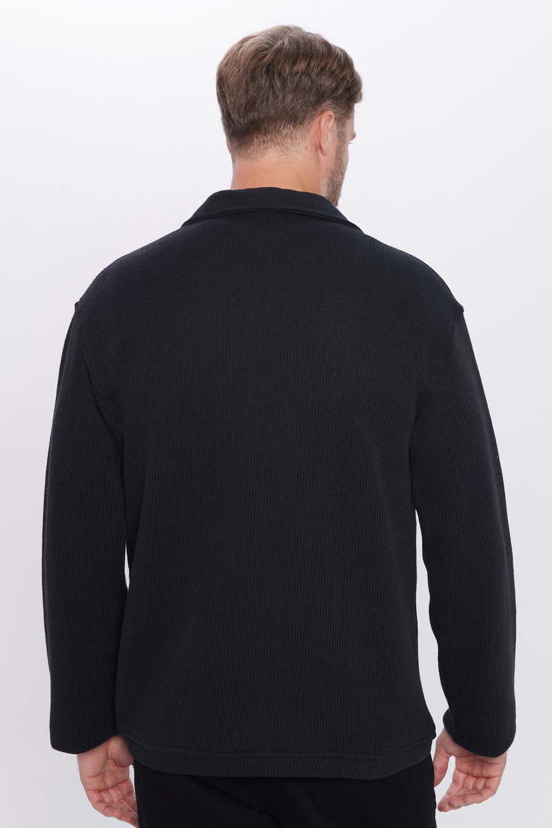 Knitted Black Shirt