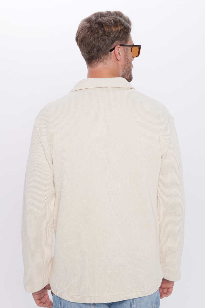 Knitted Ecru Shirt