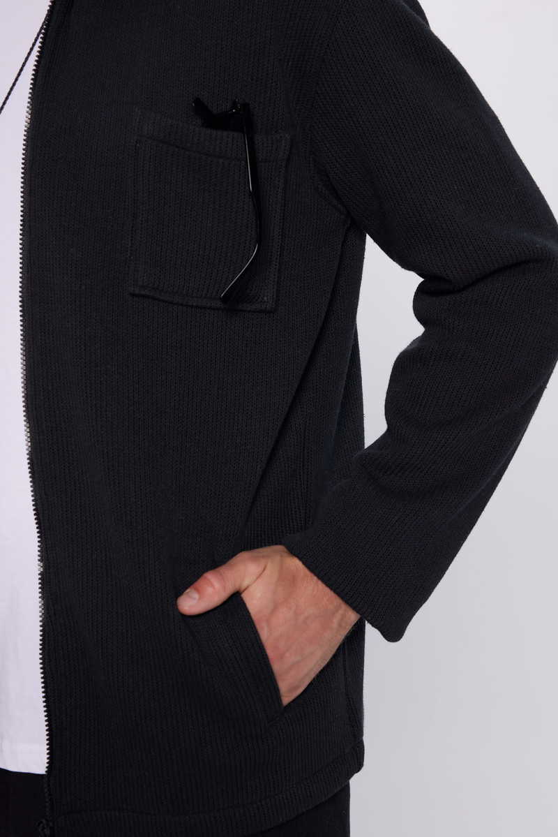 Knitted Black Shirt