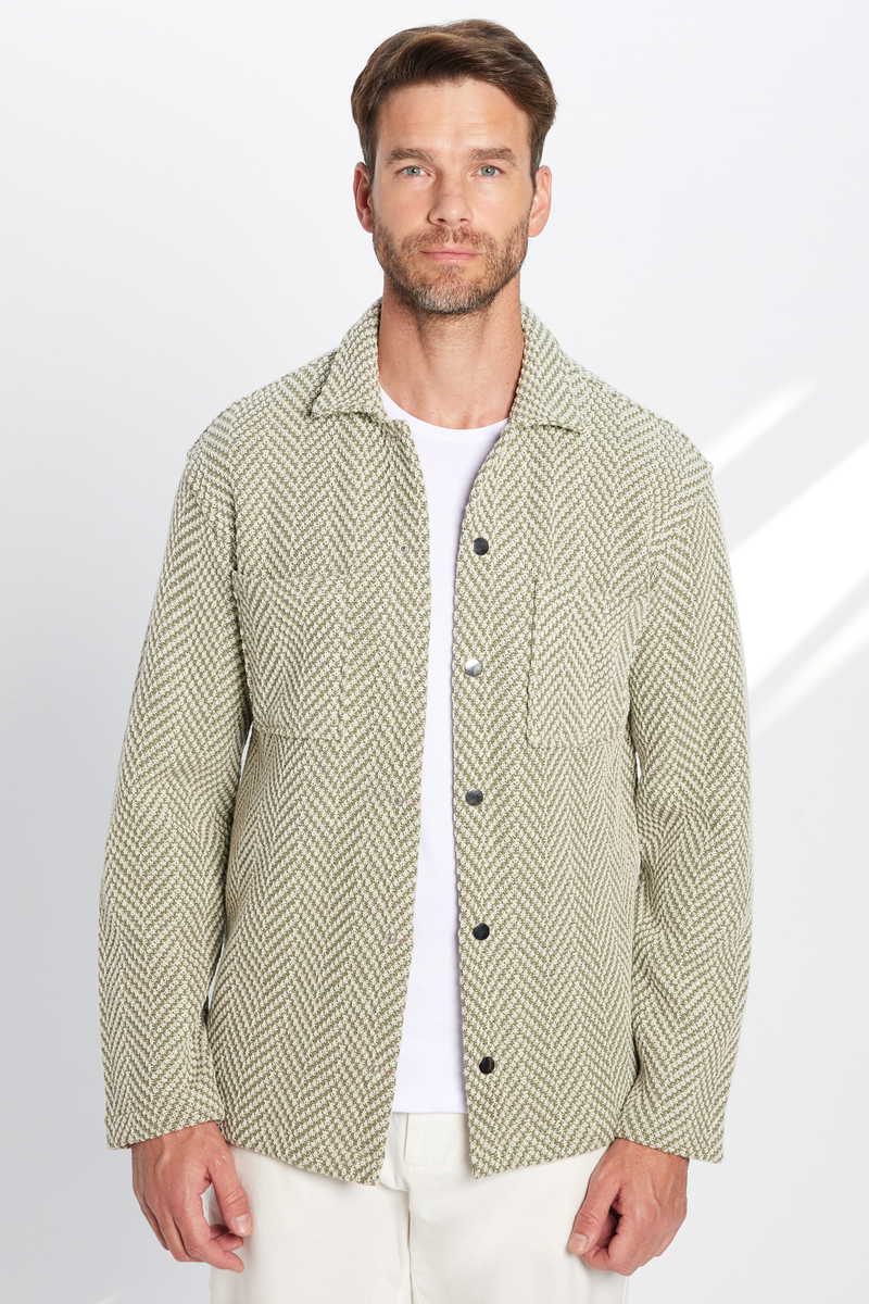 Knitted Khaki Shirt Knitted Khaki Shirt