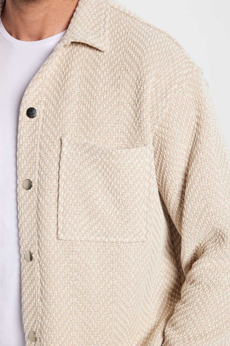 Knitted Ecru Shirt Knitted Ecru Shirt