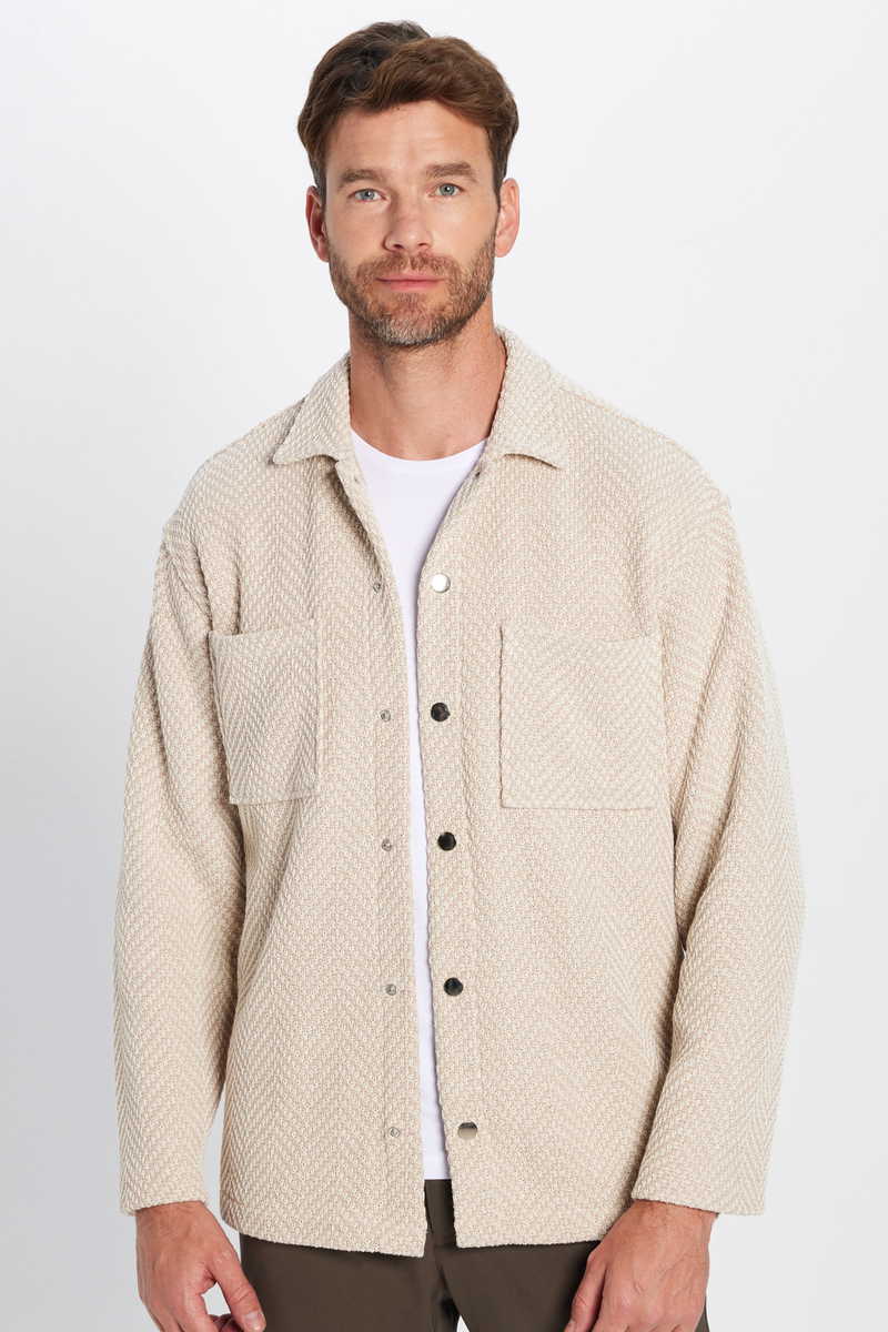 Knitted Ecru Shirt Knitted Ecru Shirt