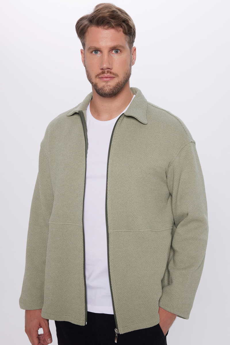 Knitted Green Shirt