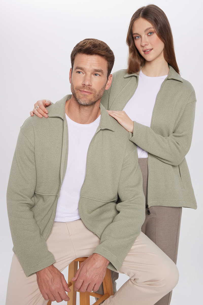 Knitted Green Shirt