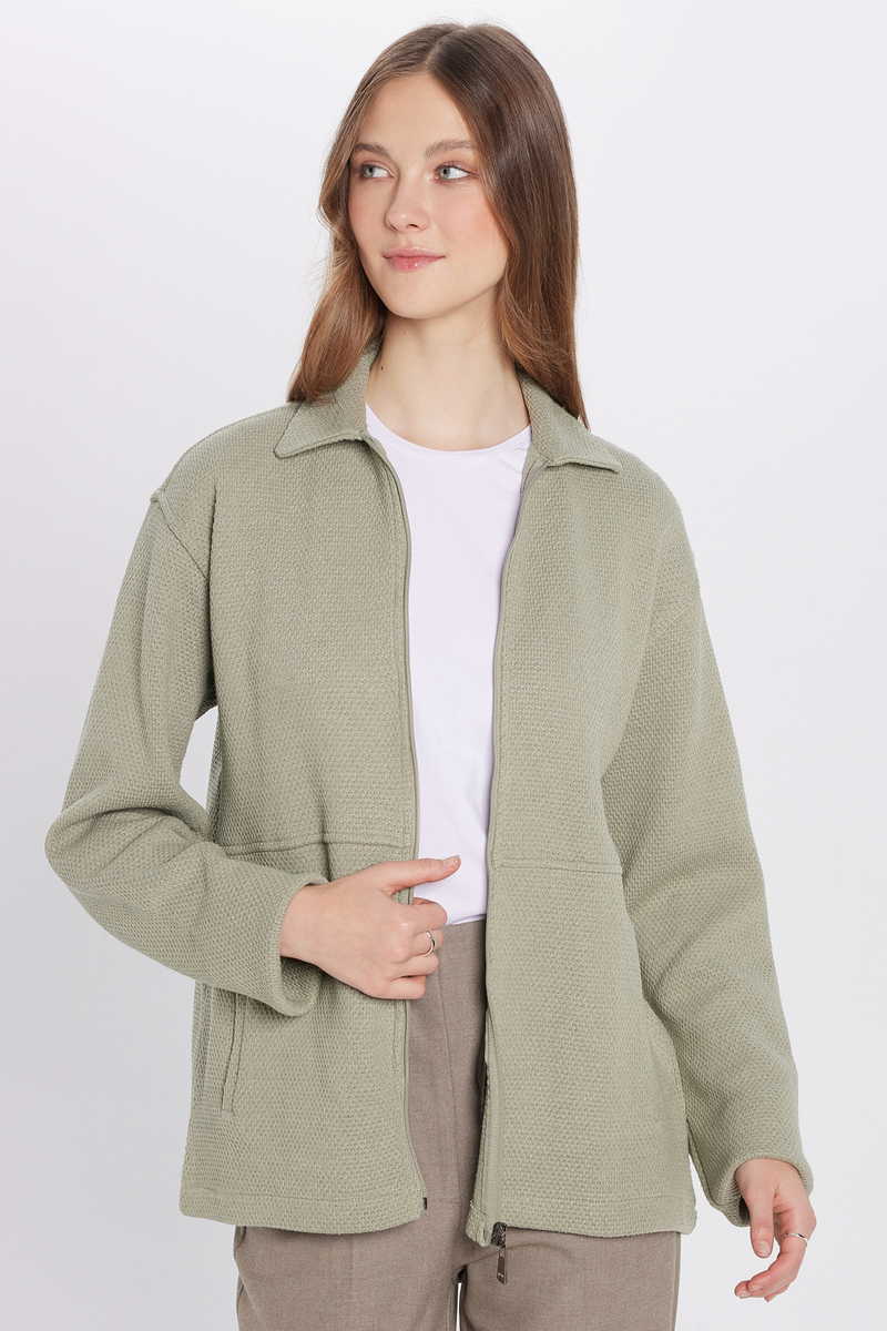 Knitted Green Shirt