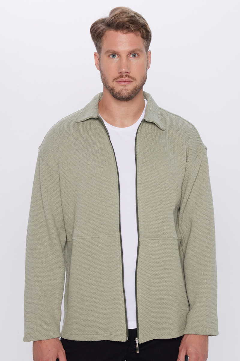 Knitted Green Shirt