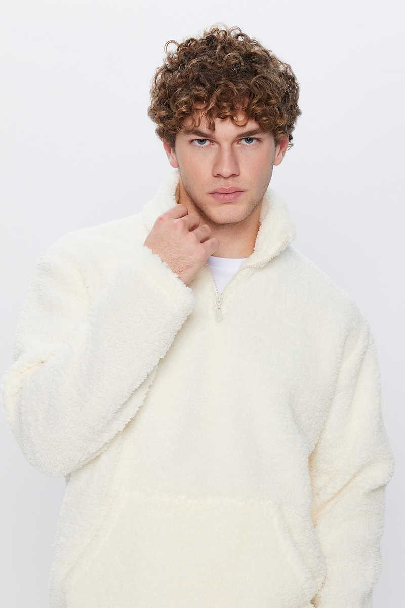 Plain White Sweatshirt