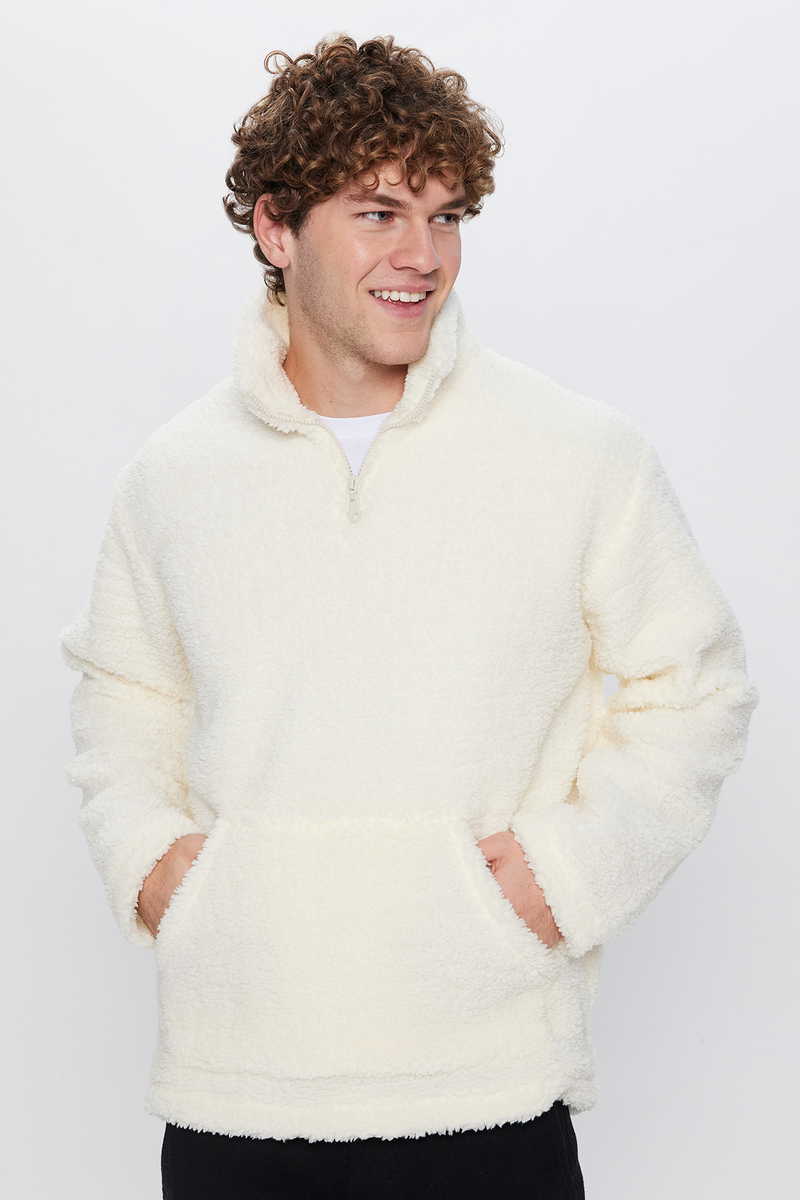 Plain White Sweatshirt