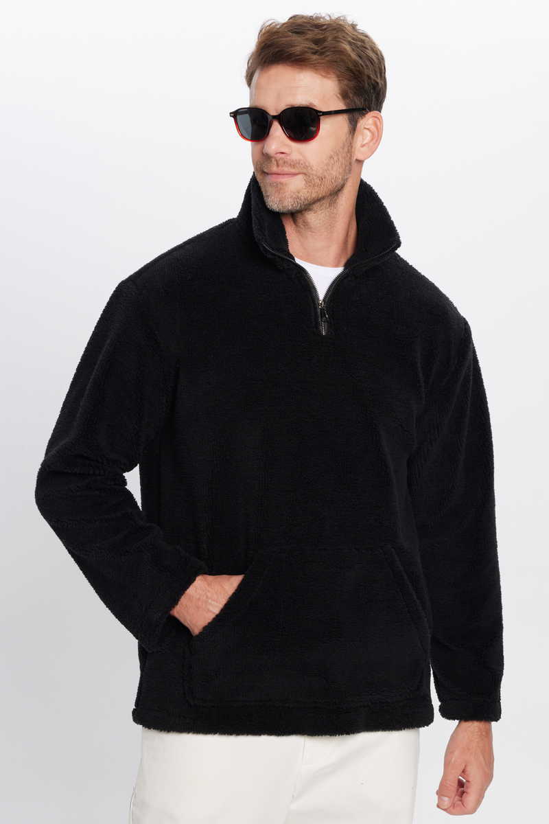 Plain Black Sweatshirt