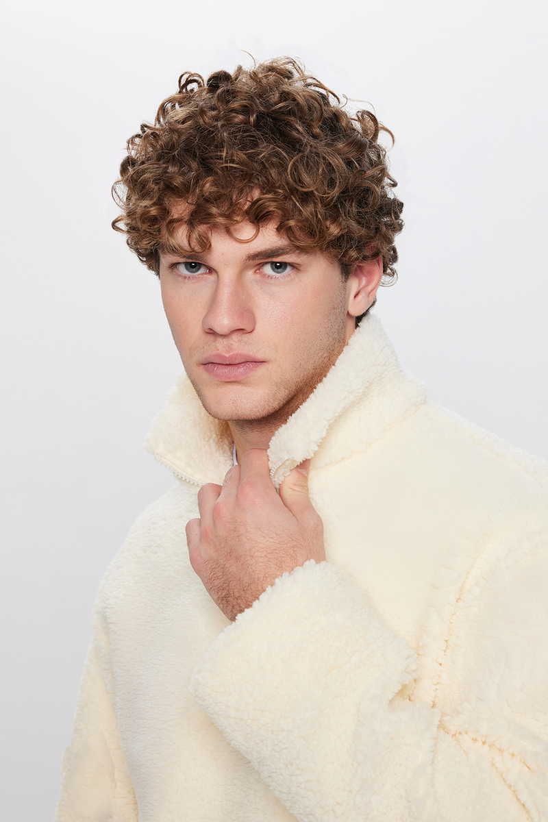 Plain Ecru Sweatshirt