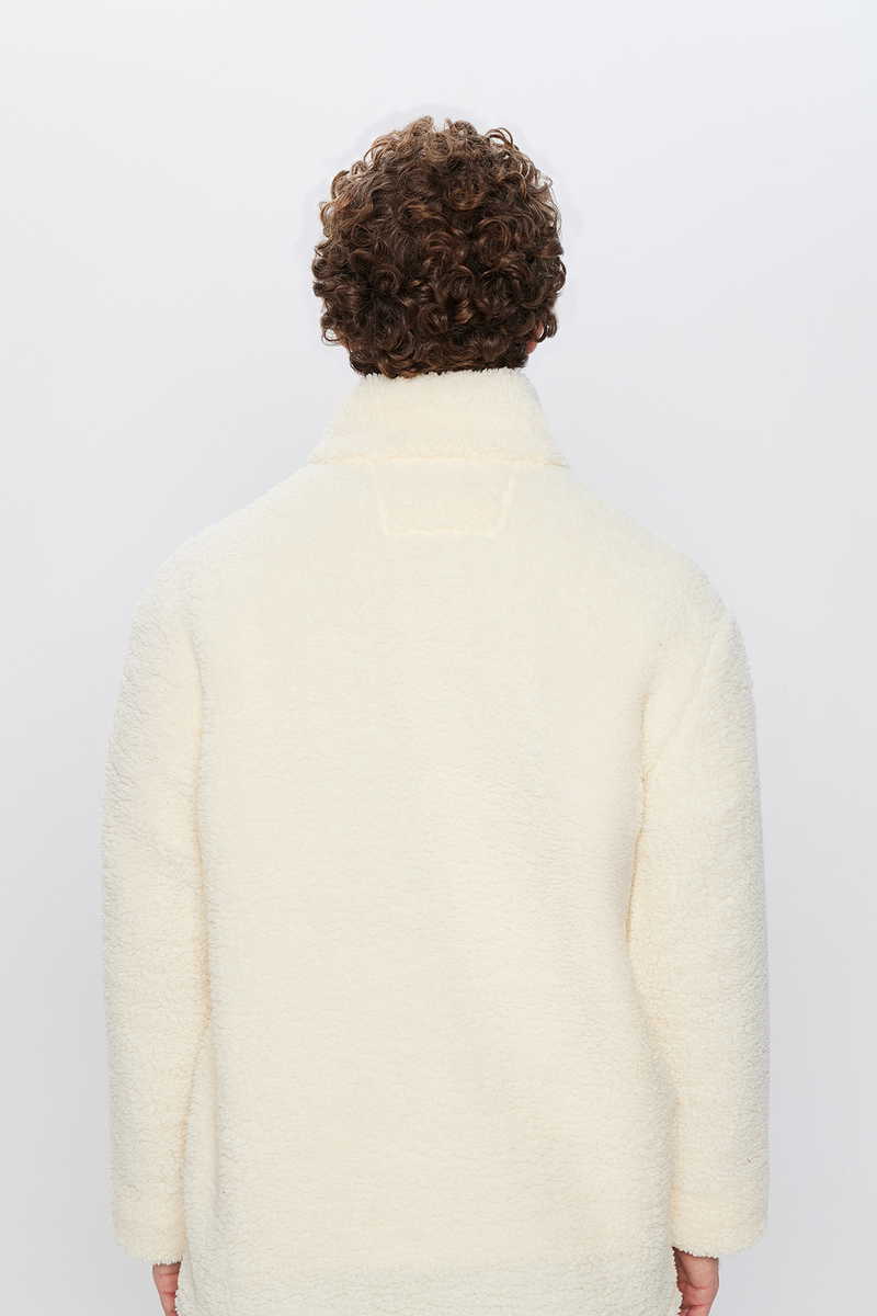 Plain Ecru Sweatshirt