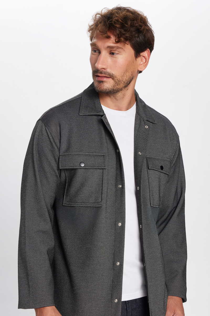 Knitted Black Shirt Knitted Black Shirt