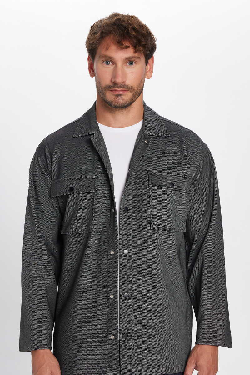 Knitted Black Shirt Knitted Black Shirt
