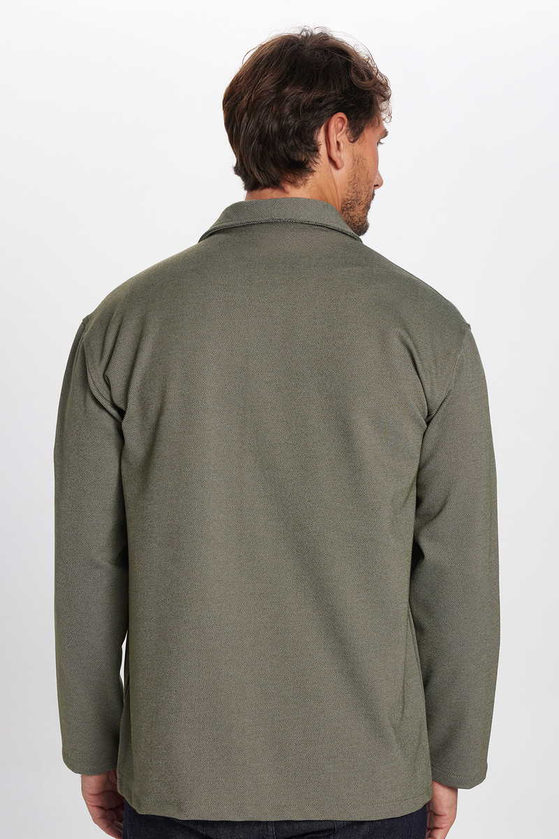 Knitted Khaki Shirt
