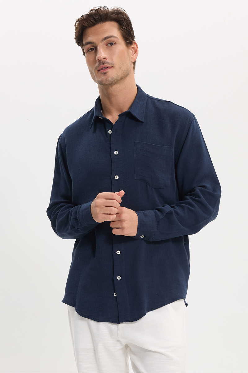 Plain Navy Blue Shirt Plain Navy Blue Shirt