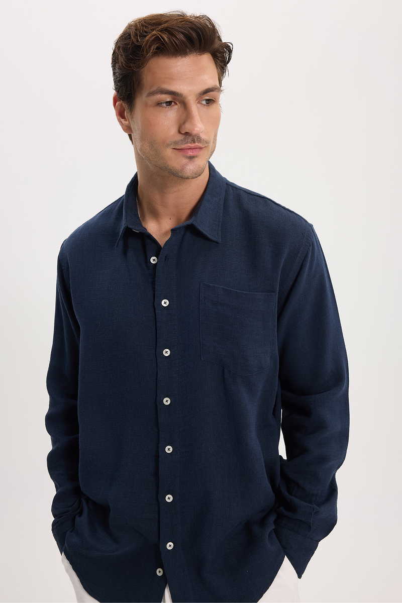 Plain Navy Blue Shirt Plain Navy Blue Shirt