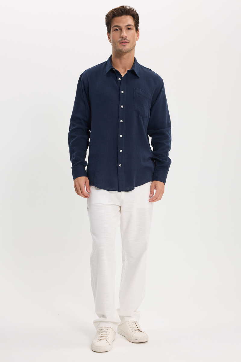 Plain Navy Blue Shirt Plain Navy Blue Shirt