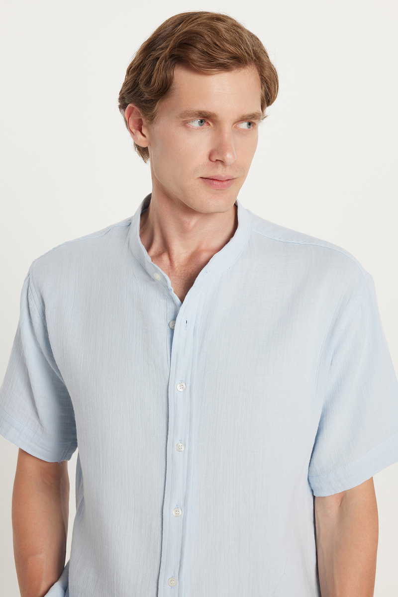 Plain Blue Shirt