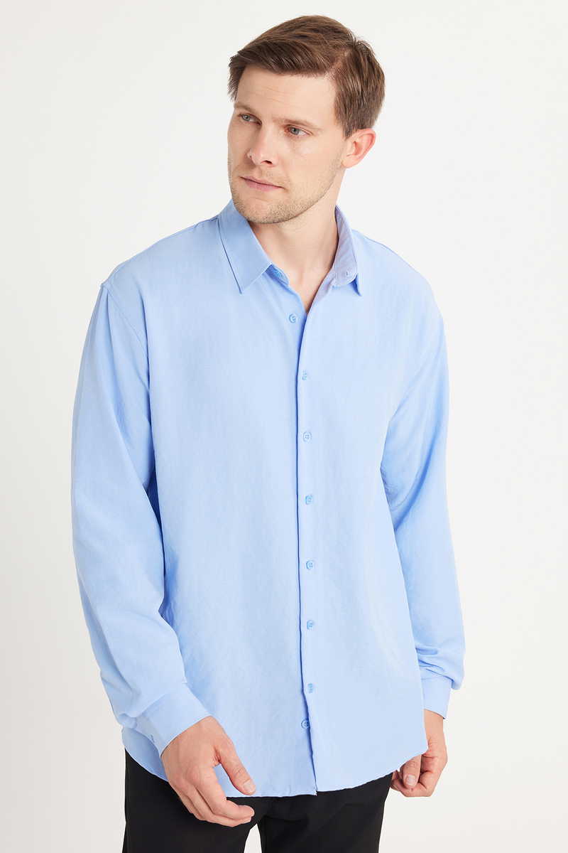 Plain Blue Shirt