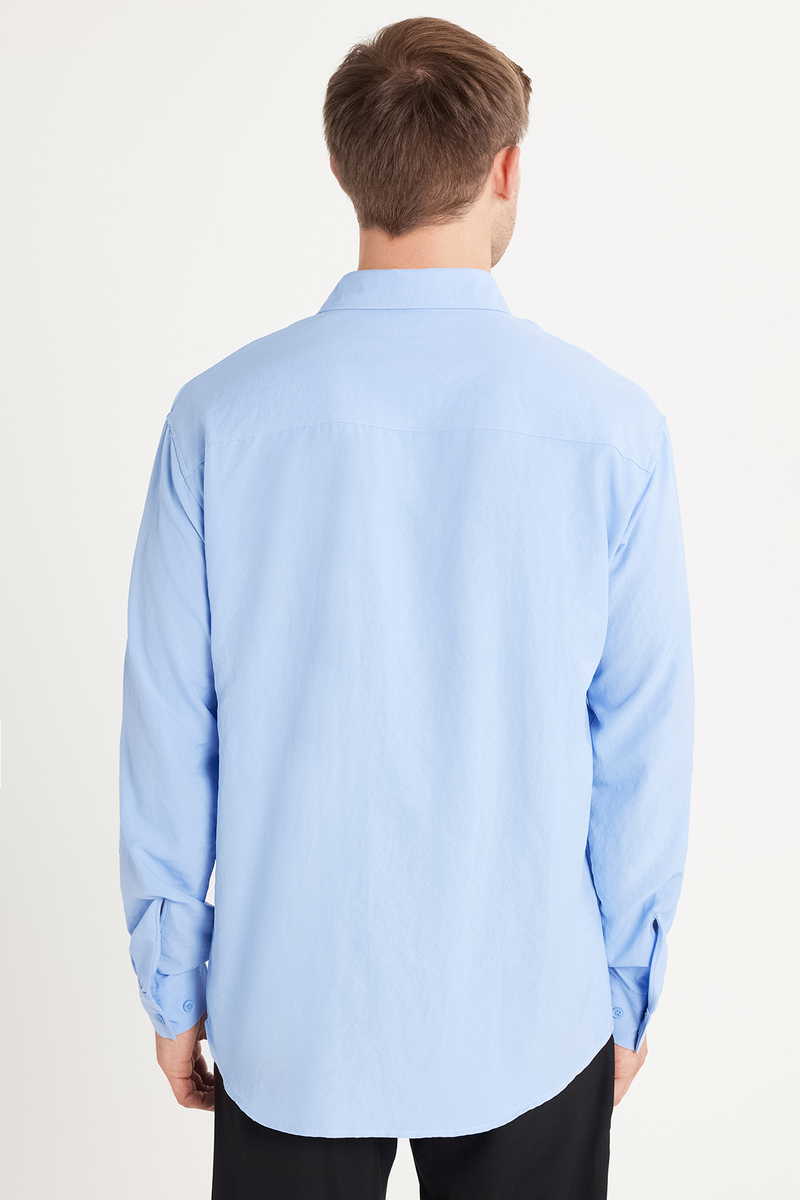 Plain Blue Shirt