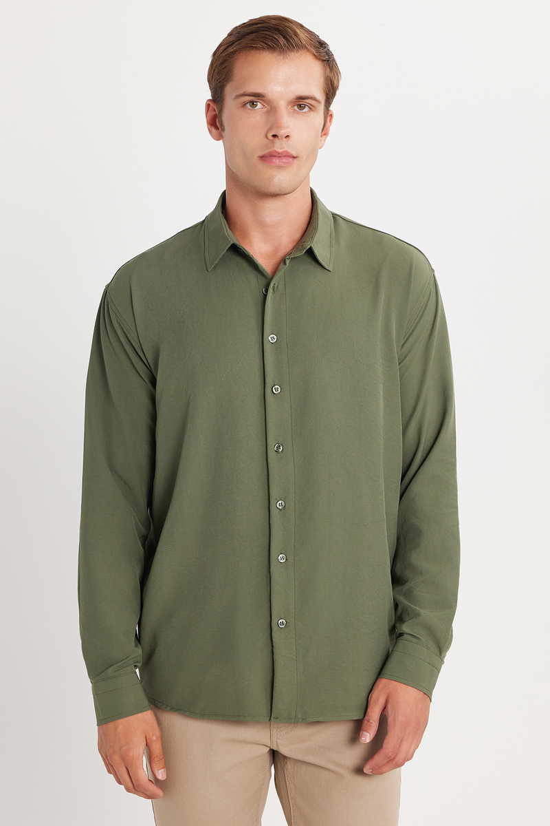 Plain Khaki Shirt