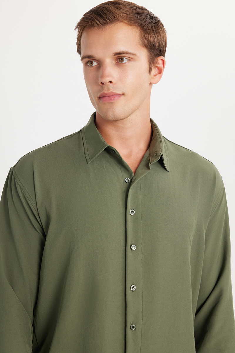 Plain Khaki Shirt
