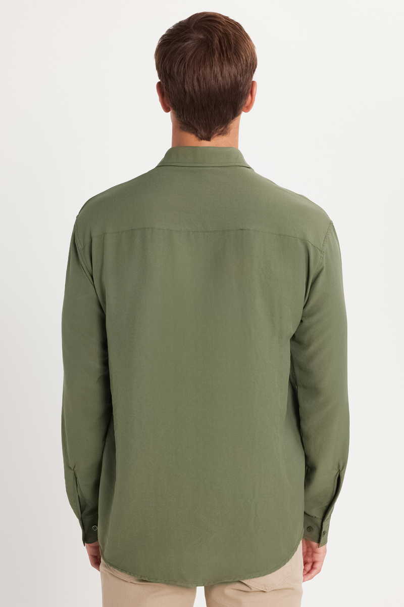 Plain Khaki Shirt