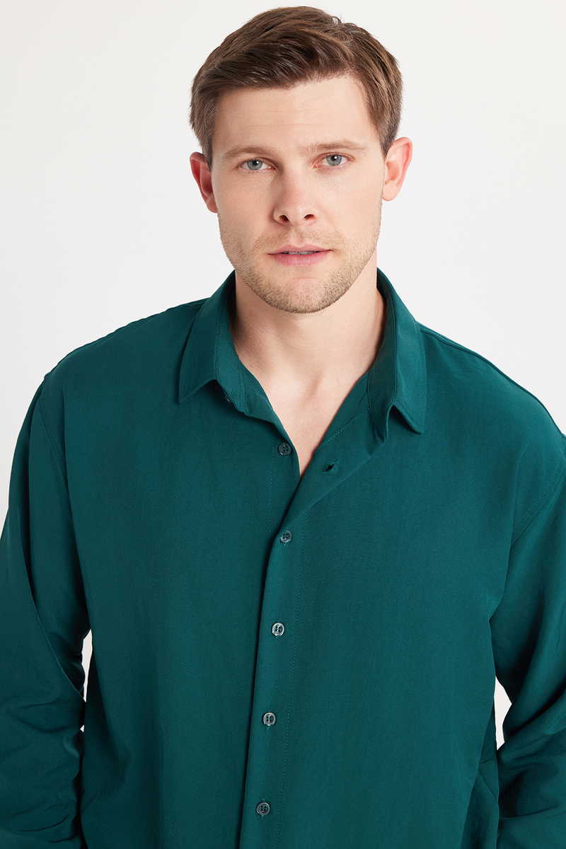 Plain Green Shirt