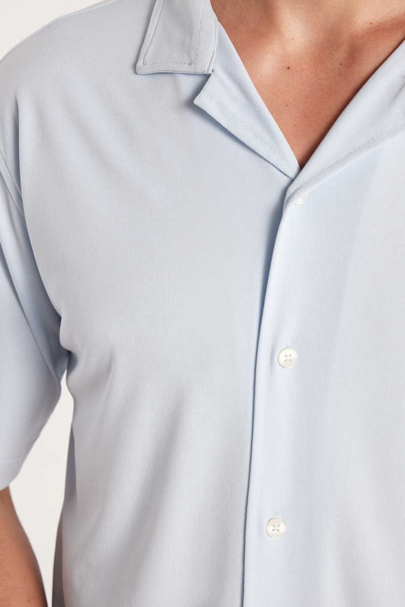 Patterned Blue Shirt Patterned Blue Shirt