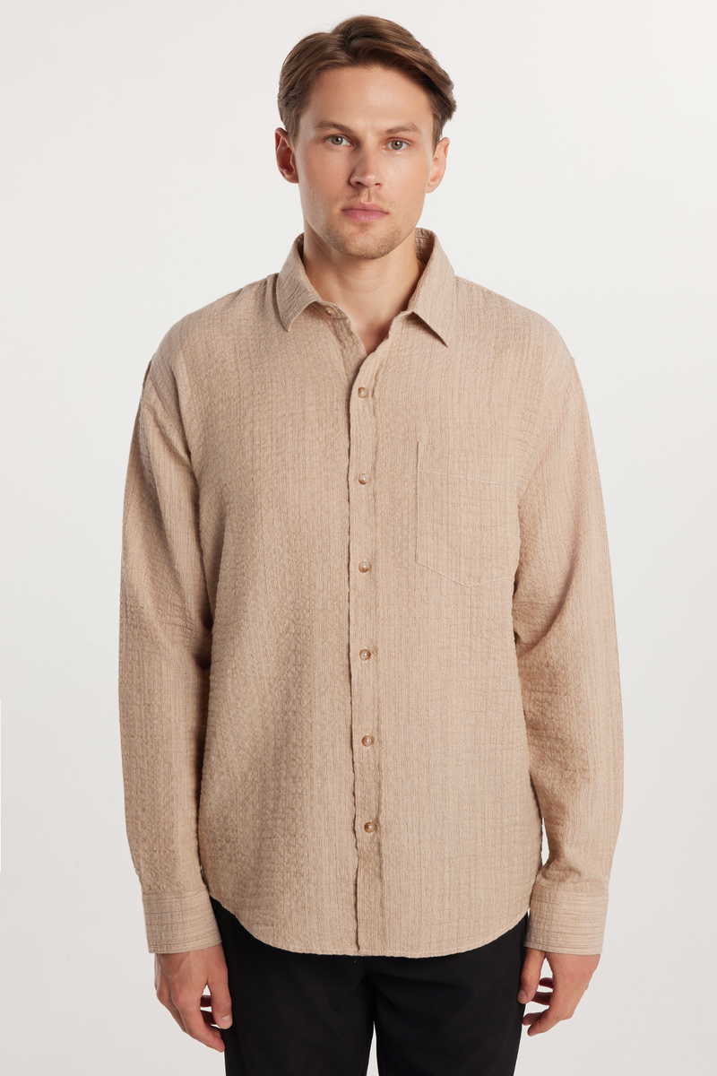Plain Beige Shirt Plain Beige Shirt