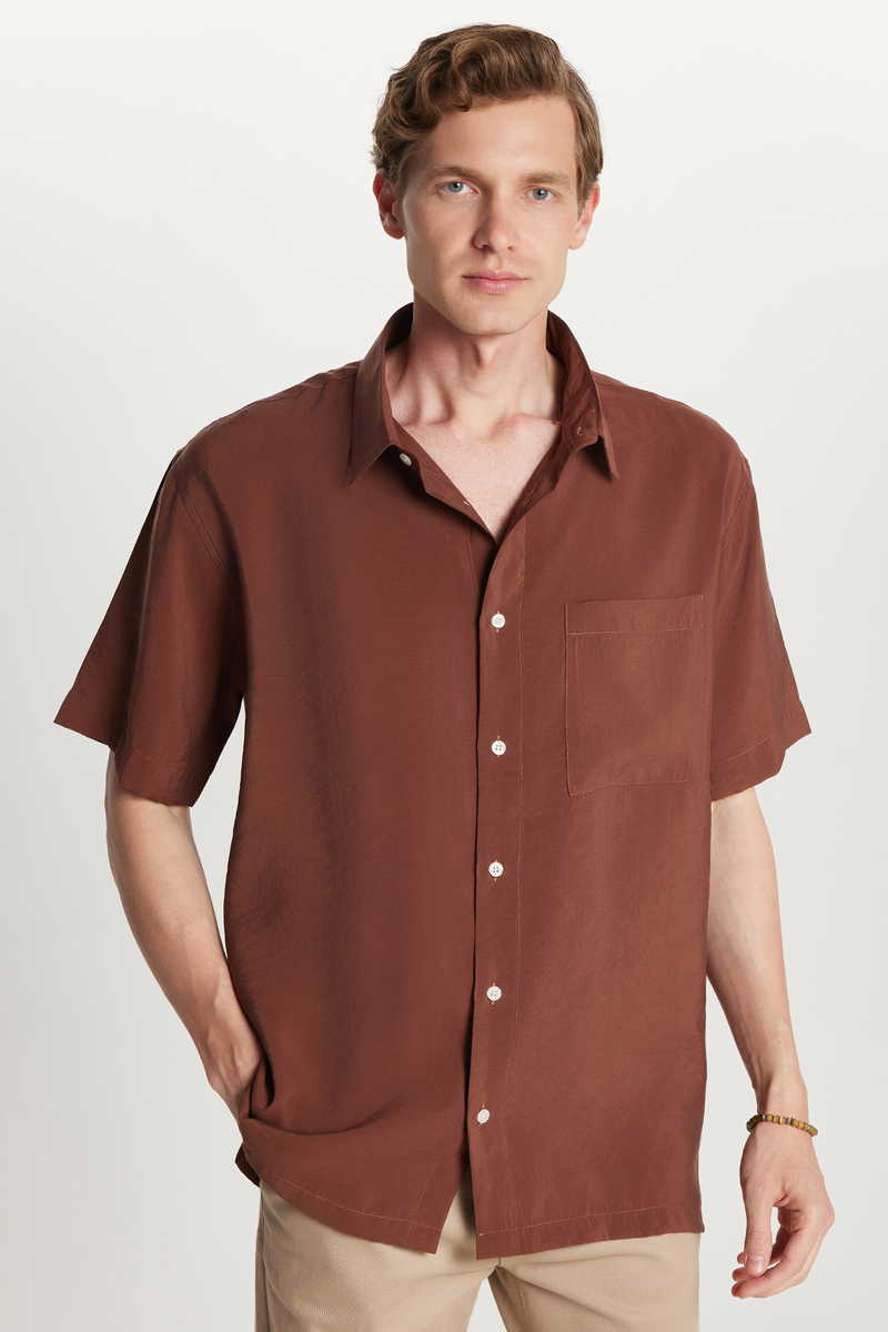 Plain Brown Shirt