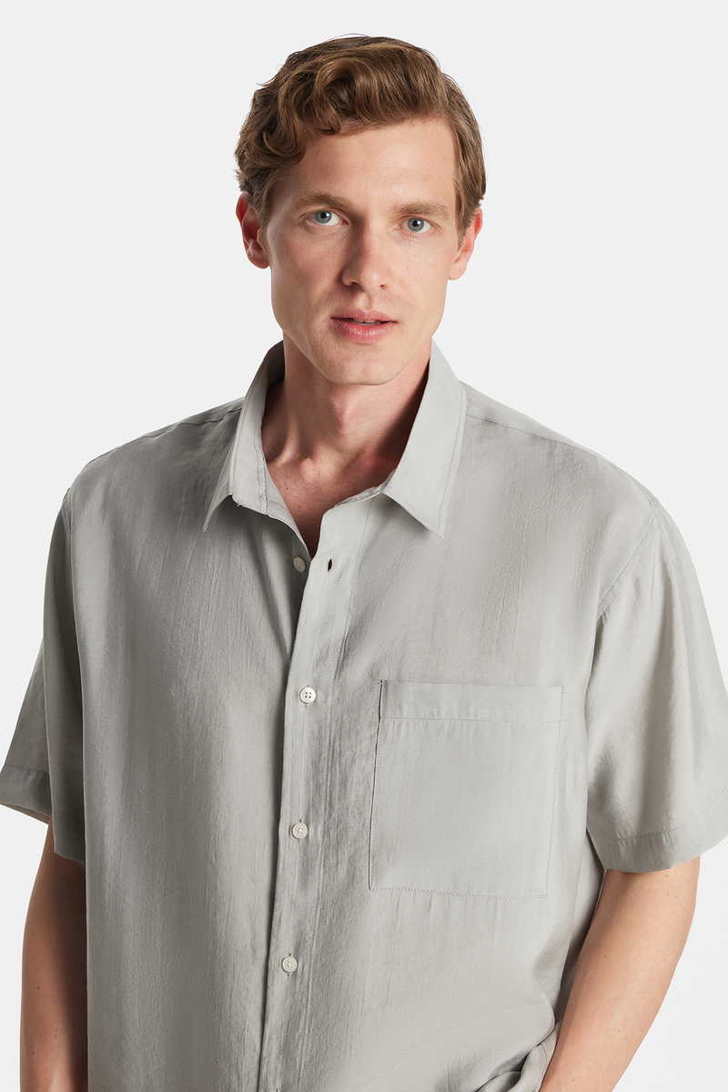 Uni Gris Chemise Uni Gris Chemise