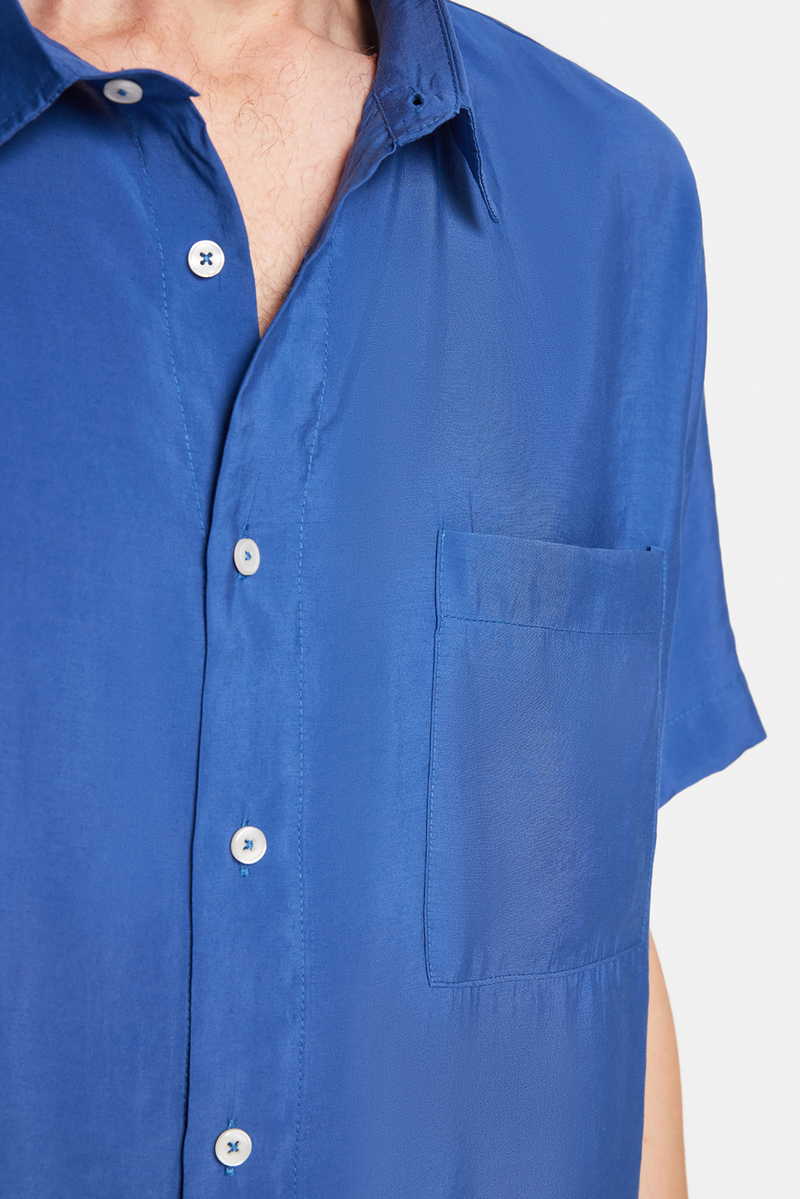 Plain Sax Blue Shirt