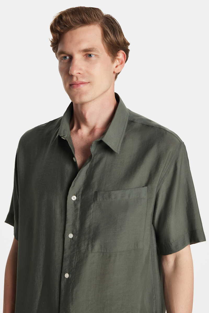 Uni Kaki Chemise Uni Kaki Chemise