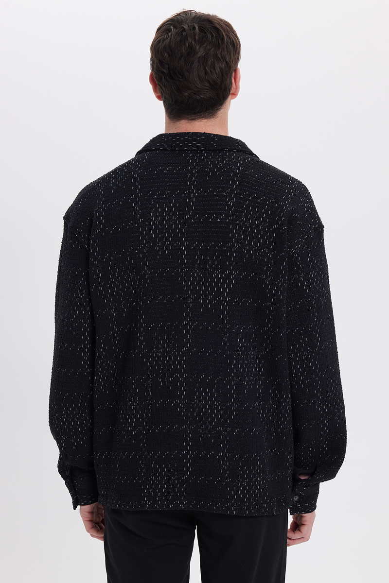 Knitted Black Shirt