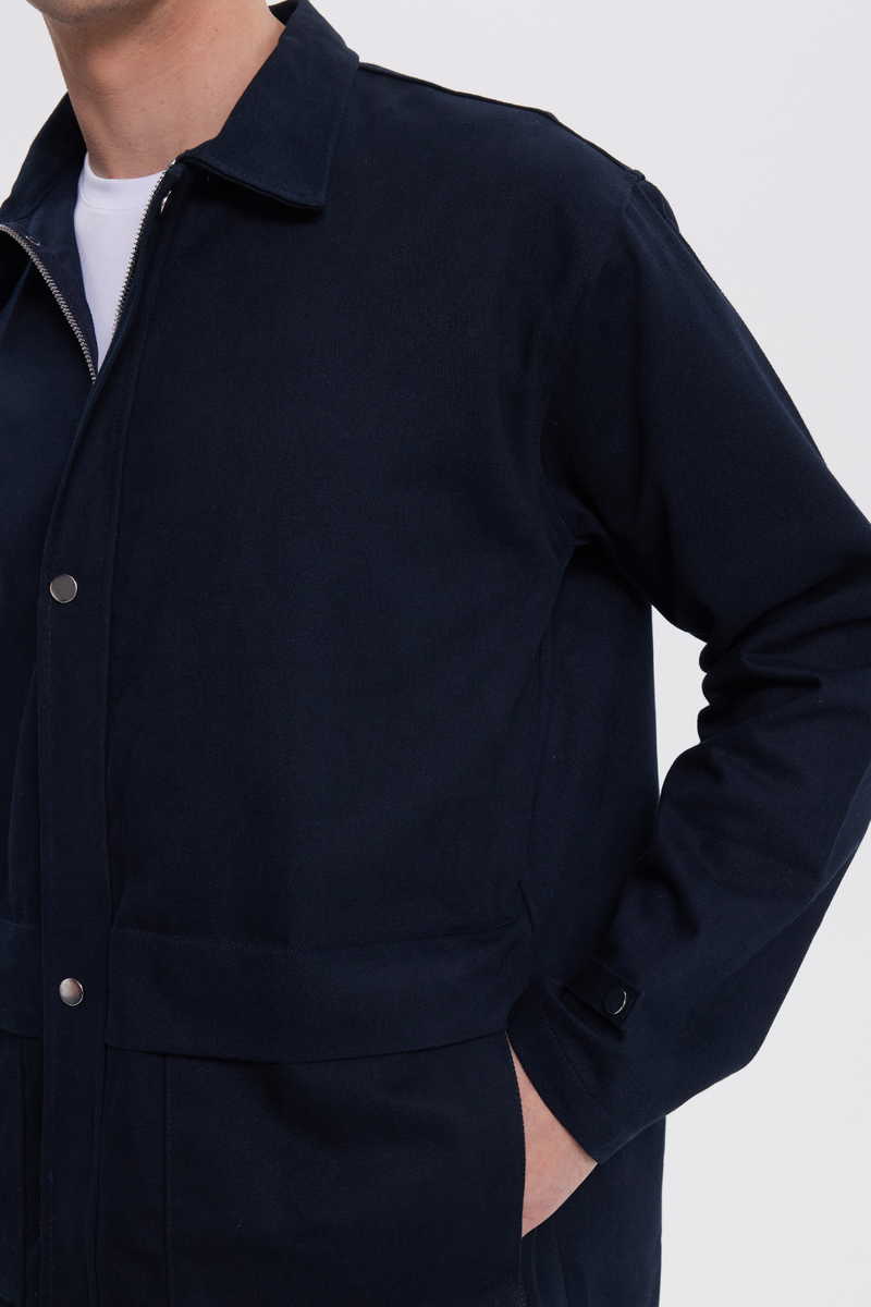 Plain Navy Blue Shirt