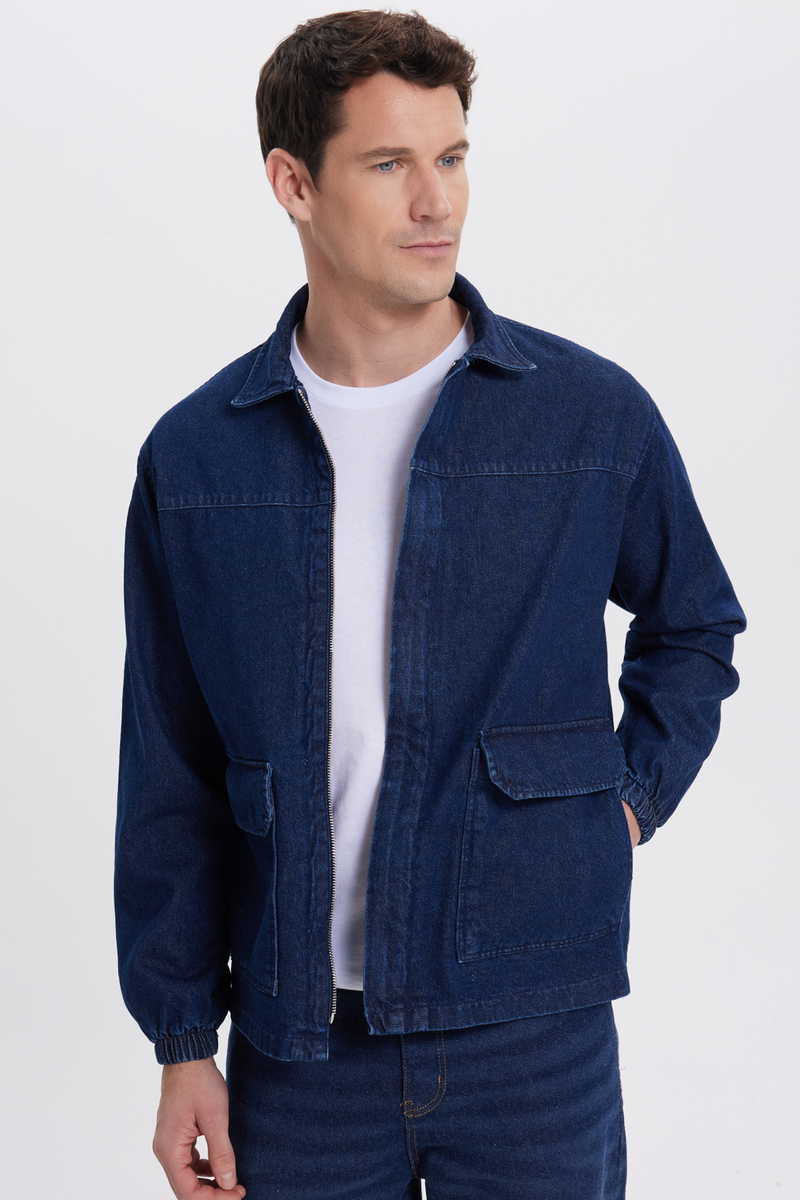 Plain Navy Blue Shirt