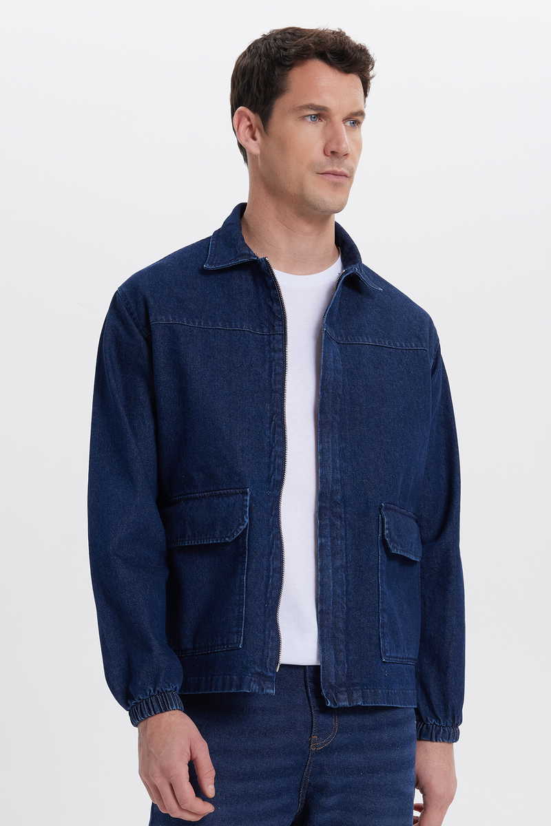 Plain Navy Blue Shirt