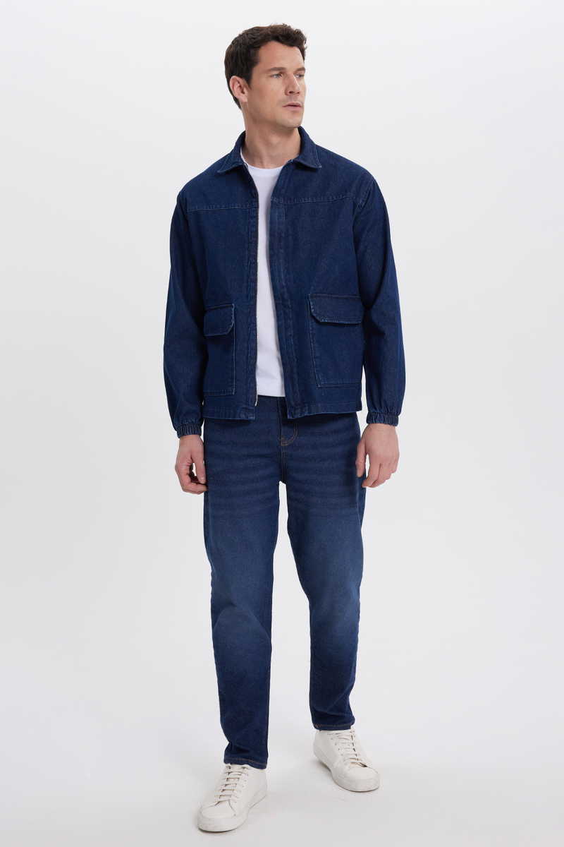 Plain Navy Blue Shirt