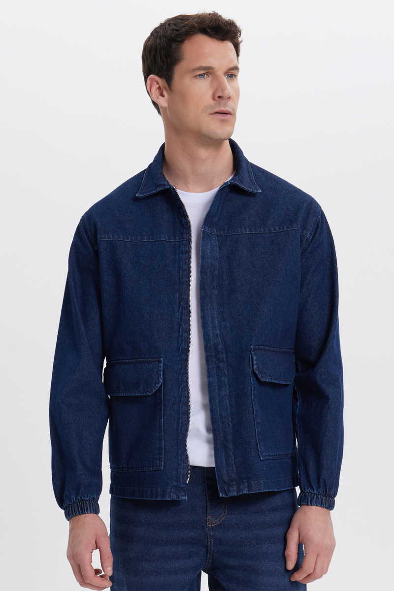 Plain Navy Blue Shirt