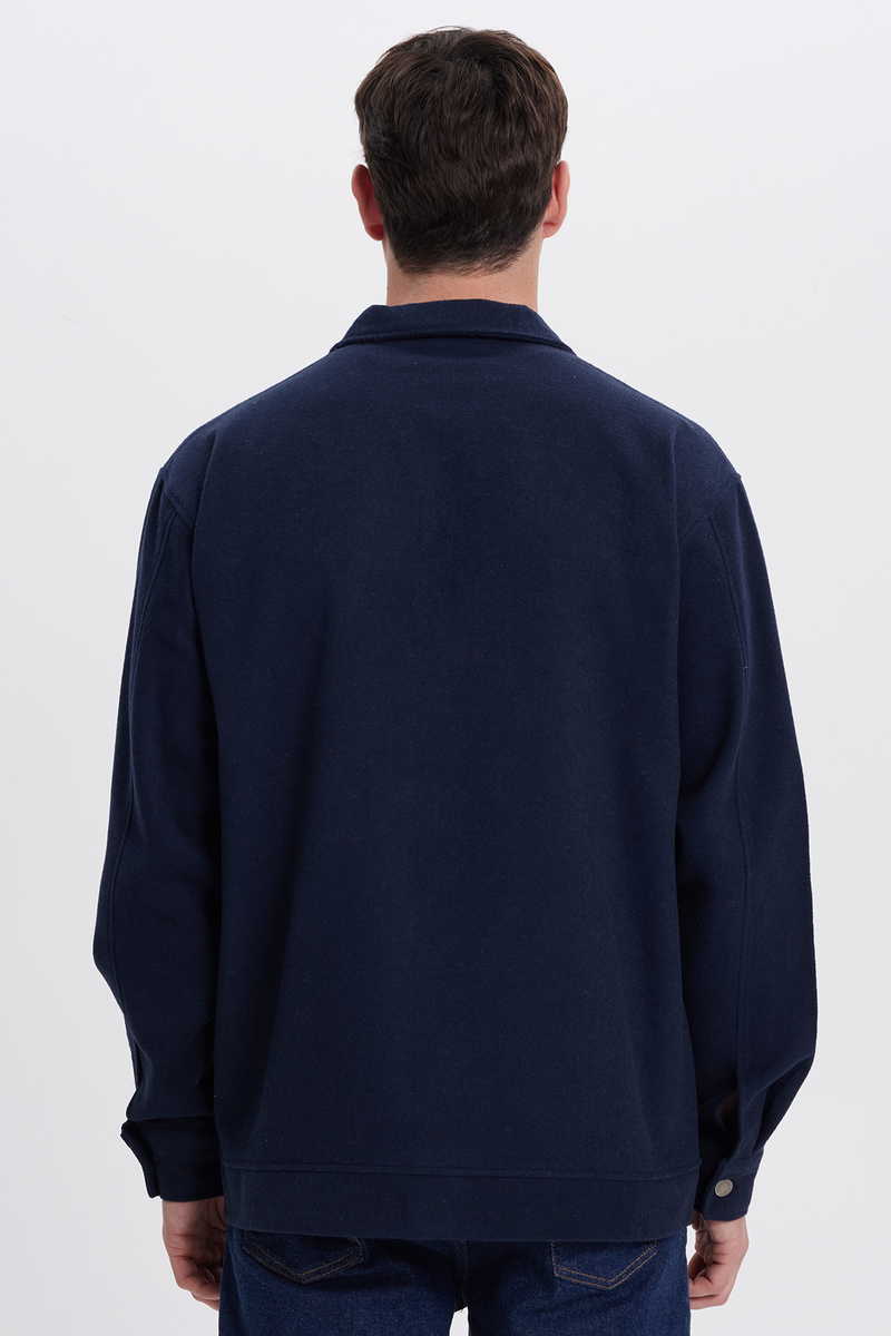 Plain Navy Blue Shirt