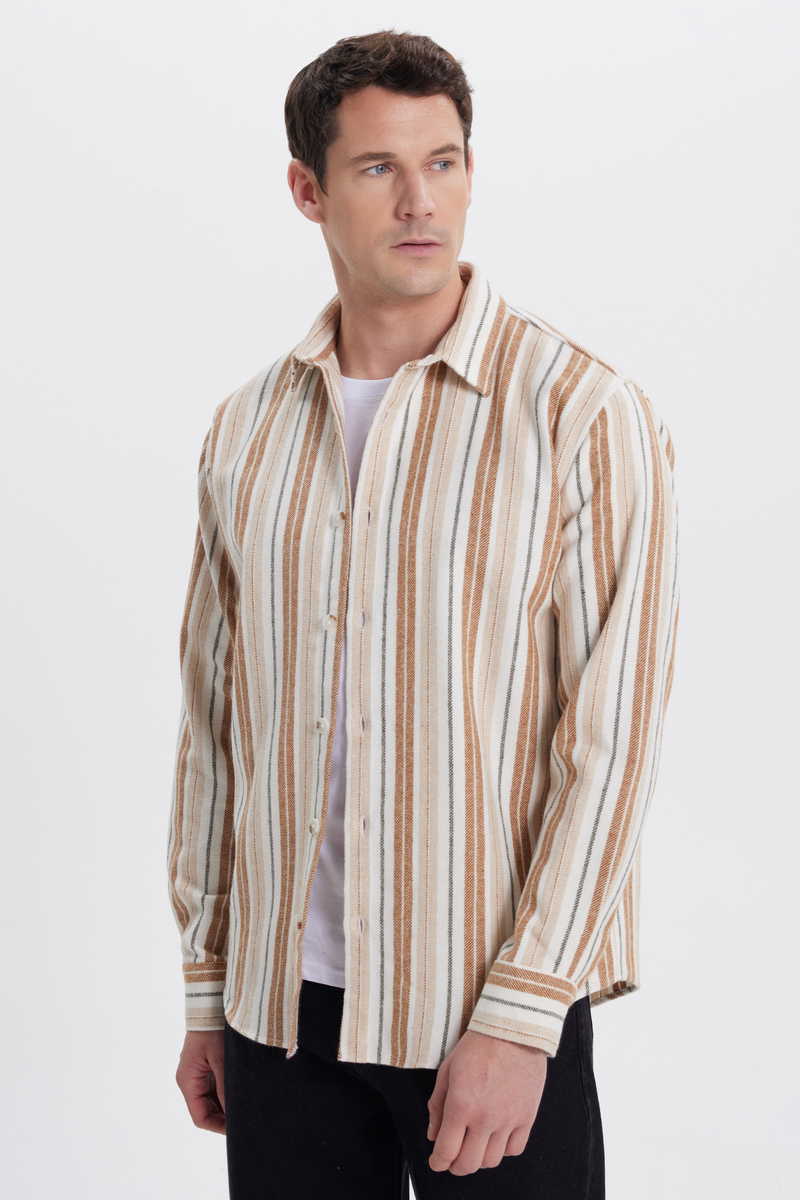 Striped Ecru Shirt